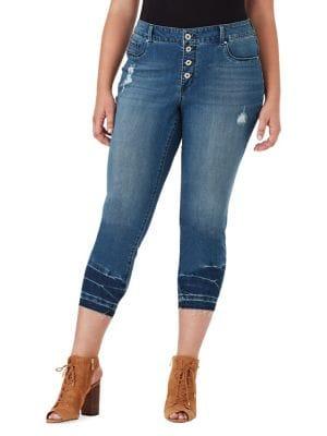 Jessica Simpson Plus Mid Rise Vintage Skinny Pants