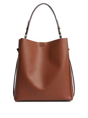 Allsaints Voltaire North South Leather Tote