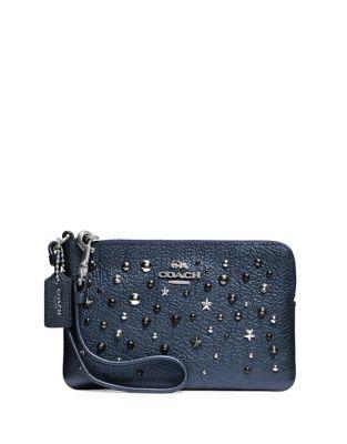 Coach Small Leather Wristlet