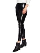 1.state Classic Faux Patent Leather Pants