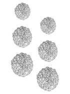 Lauren Ralph Lauren 6-piece Fireball Silvertone Earrings Set