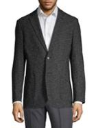 Karl Lagerfeld Paris Marled Notch Lapel Sportcoat