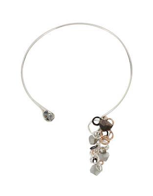 Robert Lee Morris Soho Shake It Up Crystal Collar Necklace