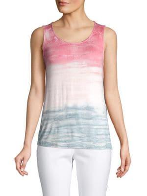 Cupio Sleeveless Tie-dye Tank Top