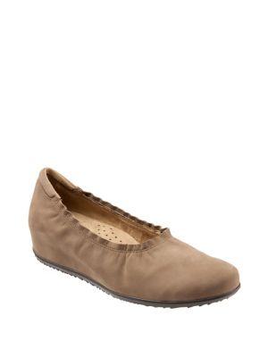 Softwalk Wish Nubuck Leather Wedge Pumps