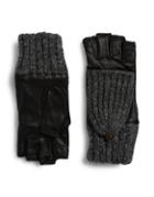 Carolina Amato Fingerless Leather Gloves