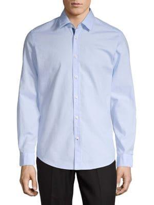 Boss Lukas Solid Button-down Shirt