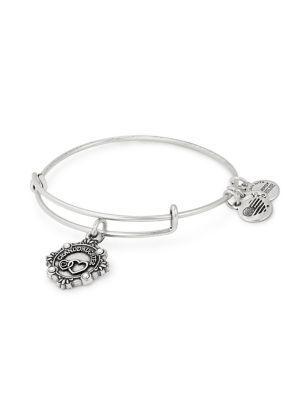 Alex And Ani Granddaughter Crystal Charm Bangle Bracelet