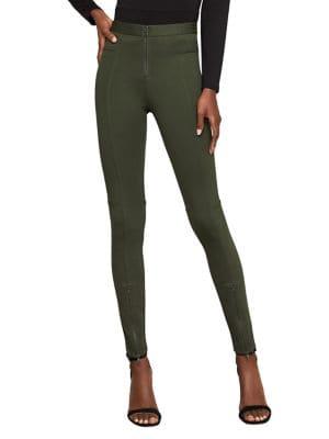Bcbgmaxazria Christopher Front-zipper Moto Legging