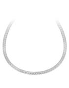 Lord & Taylor Banded Sterling Silver Necklace