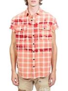 Cult Of Individuality Checkered Button-down Shirt