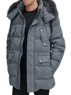 Andrew Marc Belmont Fox-fur Down Parka