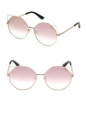 Guess 58mm Angular Gradient Sunglasses