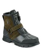 Polo Ralph Lauren Conquest Leather And Suede Hiking Boots