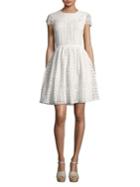 French Connection Parker Lace Fit-and-flare Dress