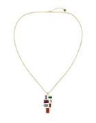 Laundry By Shelli Segal Mixed Stone Pendant Necklace