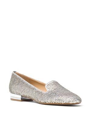 Michael Michael Kors Alyssa Metallic Sequin Loafers