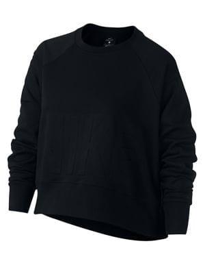 Nike Raglan-sleeve French Terry Training Sweatshirt