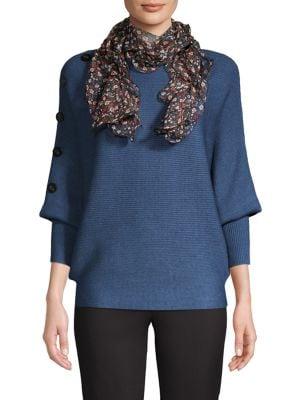 Lauren Ralph Lauren Janette Mixed Floral Silk Scarf