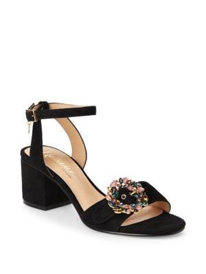 Nanette By Nanette Lepore Rae Suede Ankle-strap Sandals