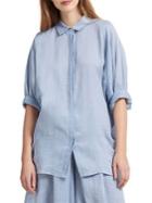 Donna Karan New York Chambray Button-down Shirt