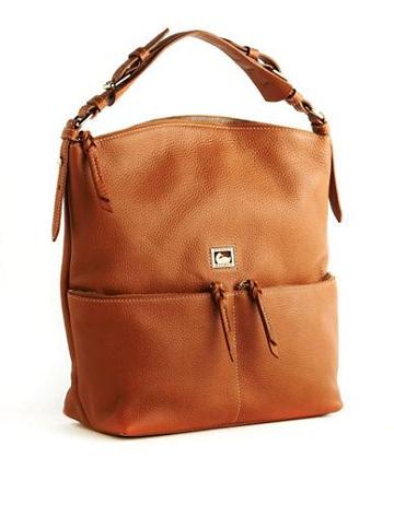 Dooney & Bourke Dooney & Bourke Leather Medium Zipper Pocket Sac Bag