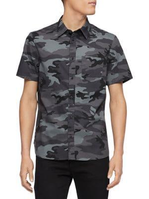 Calvin Klein Camouflage Slim-fit Shirt