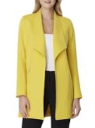 Tahari Arthur S. Levine Winged Collar Open Topper Jacket