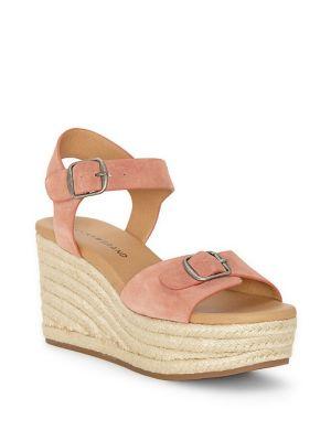 Lucky Brand Naveah Suede Platform Espadrilles
