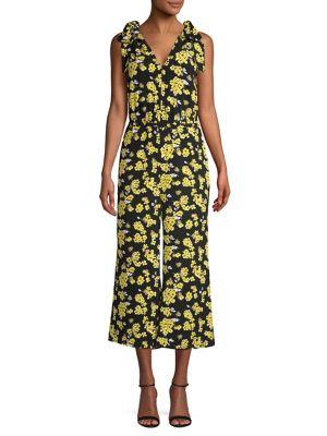 Michael Michael Kors Floral Sleeveless Jumpsuit