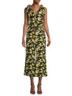 Michael Michael Kors Floral Sleeveless Jumpsuit