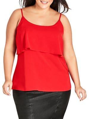 City Chic Plus Plus Sweet Tier Camisole