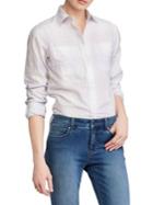 Lauren Ralph Lauren Plaid Rolled-cuff Cotton Button-down Shirt