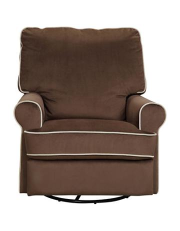 Home Meridian Sutton Cord-trimmed Swivel Glider Recliner