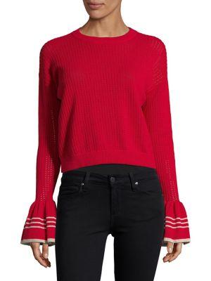 The Fifth Label Habitat Bell-sleeve Cotton Sweater