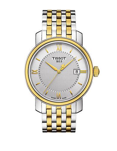 Tissot Mens Bridgeport Two-tone Stainless Steel Bracelet Watch