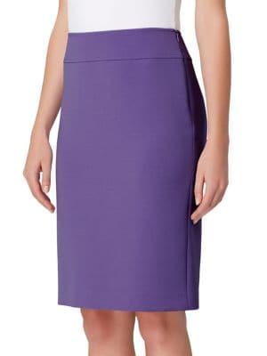Tahari Arthur S. Levine Banded Pencil Skirt