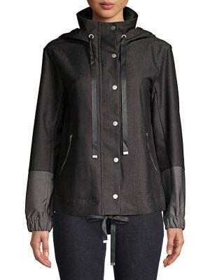 Jones New York Tie Hooded Anorak
