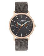 Ted Baker London Brit Leather Band Watch