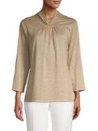Karl Lagerfeld Paris Cut-out Sleek Top