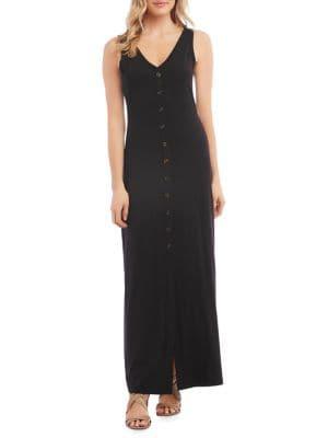 Karen Kane Button-up Alana Maxi Dress