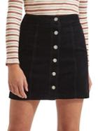 Miss Selfridge Ribbed Corduroy A-line Skirt