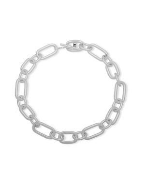 Lauren Ralph Lauren Crystal Chainlink Collar Necklace