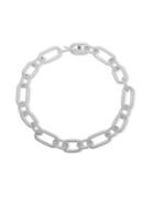 Lauren Ralph Lauren Crystal Chainlink Collar Necklace