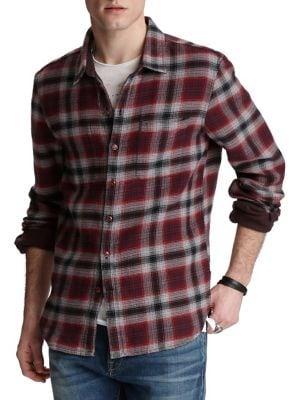 John Varvatos Star U.s.a. Neil Reversible Cotton Sport Shirt