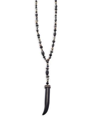 Lauren Ralph Lauren Crystal Beaded Pendant Necklace