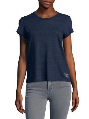 Calvin Klein Jeans True Logo Striped Cotton Tee