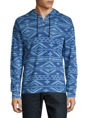 Lucky Brand Geometric Cotton-blend Hoodie