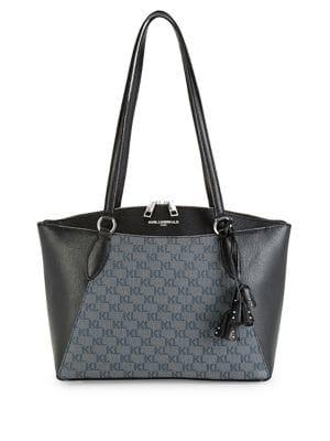 Karl Lagerfeld Paris Colorblock Top Zip Tote