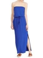 Lauren Ralph Lauren Stretch Strapless Maxi Dress